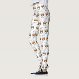 Frohe Weihnachtskrippe Baby Jesus Snowman Leggings