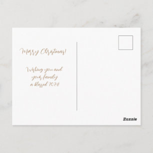 Frohe Weihnachtskrippe Postkarte
