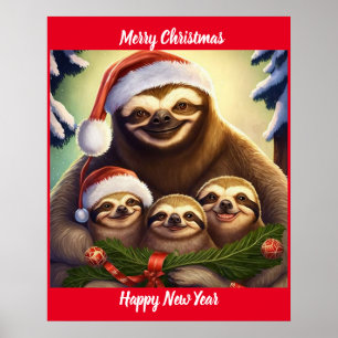 Frohe Weihnachtslieder Poster