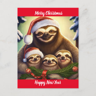Frohe Weihnachtslieder Postkarte