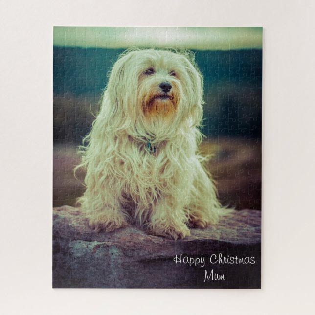 Frohe Weihnachtsmama. Puzzle (Vertikal)