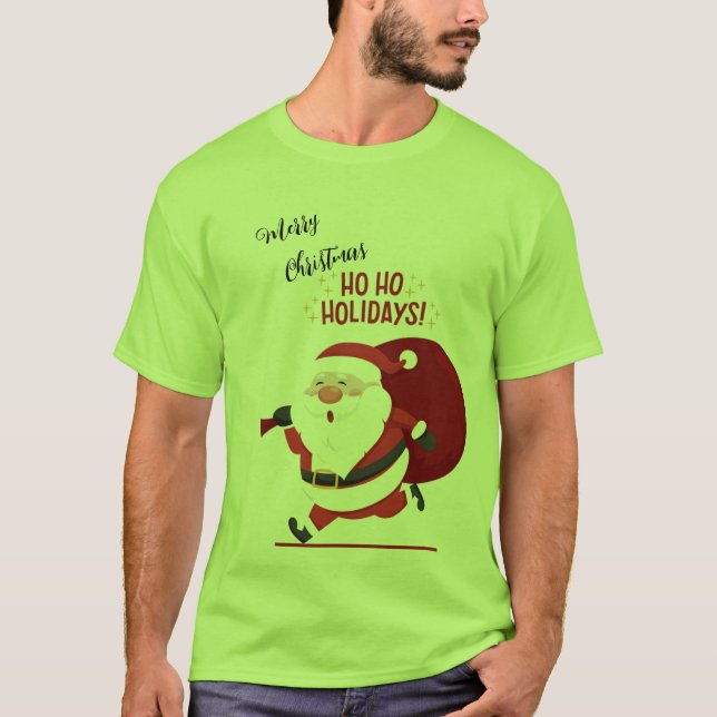Frohe Weihnachtsmänner - T - Shirt (Vorderseite)
