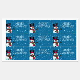 Frohe Weihnachtsmarke Etiketten