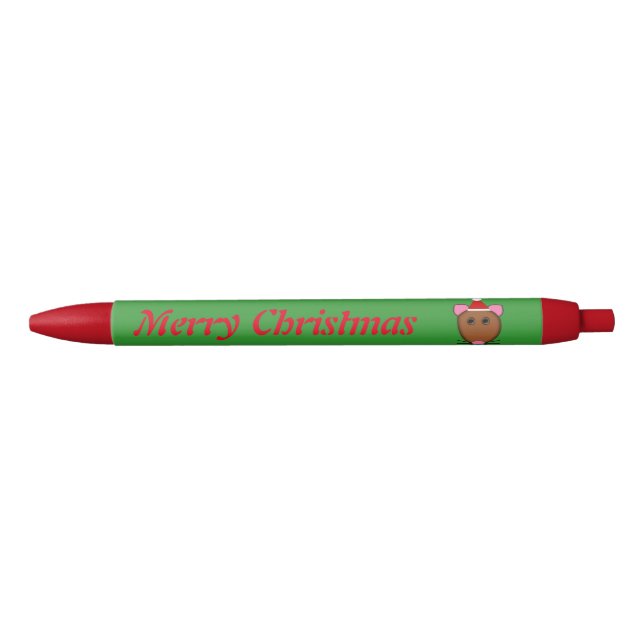 Frohe Weihnachtsmäuse Custom Pen Kugelschreiber (Vorderseite)