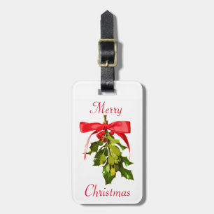 Frohe Weihnachtsmistletoe Gepäckanhänger