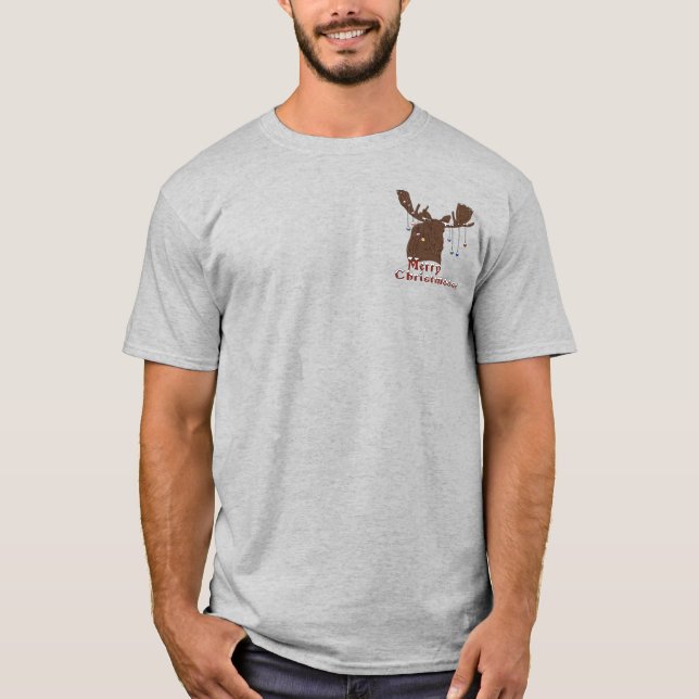 Frohe Weihnachtsmoose T-Shirt (Vorderseite)