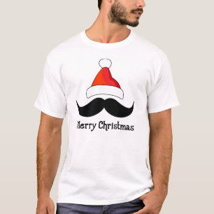 Frohe Weihnachtsmustache T-Shirt