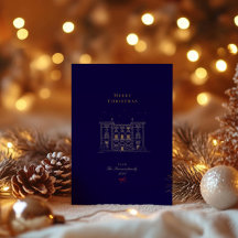 Frohe Weihnachtsnacht & Gold Stilvolle Chic