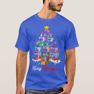 Frohe WeihnachtsNähmaschinen Xmas Tree Lights Q T-Shirt