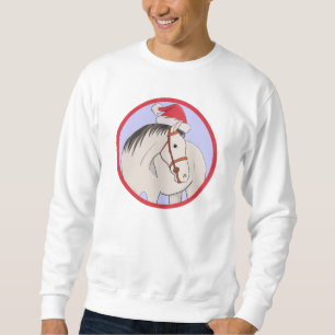 Frohe Weihnachtspferde Sweatshirt
