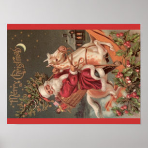 Frohe Weihnachtsposter Poster