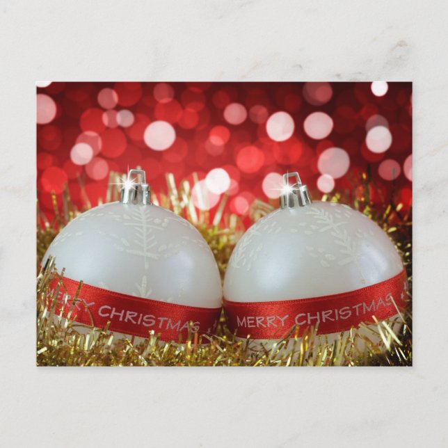 Frohe Weihnachtspostkarte Feiertagspostkarte (Vorderseite)