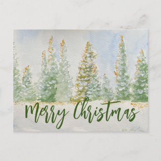 Frohe Weihnachtspostkarte Postkarte