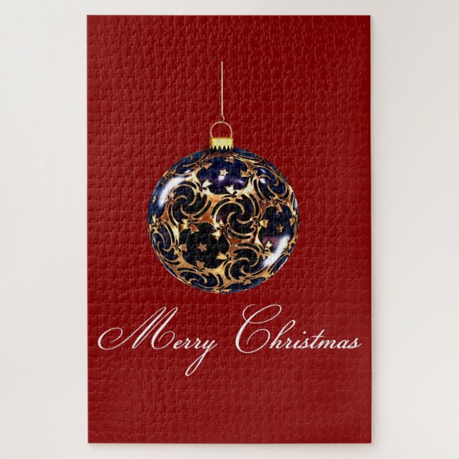 Frohe Weihnachtspuzzle Puzzle (Vertikal)