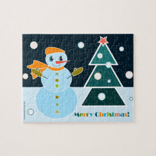 Frohe Weihnachtspuzzle Puzzle