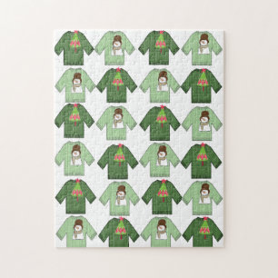 Frohe Weihnachtspuzzle Ugly Weihnachtskrüber Puzzle