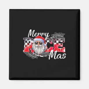 Frohe Weihnachtsrennen Car Xmas Racing Weihnachtsm Magnet