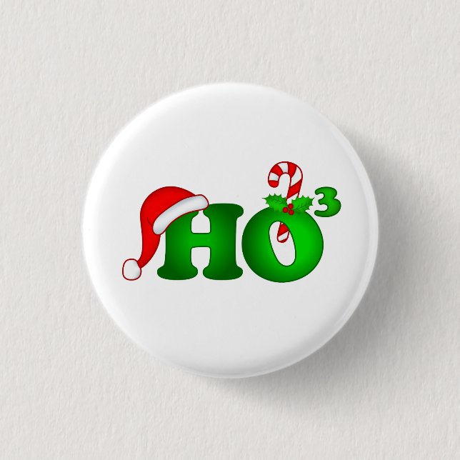 Frohe Weihnachtsrunde Button (Vorderseite)