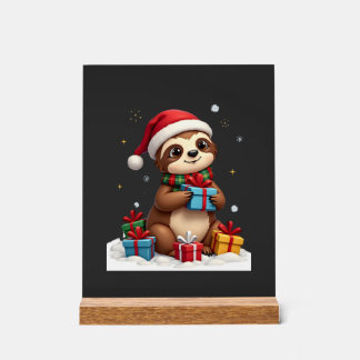 Frohe Weihnachtsschloth süße Weihnachts-Schloth We Acrylschild