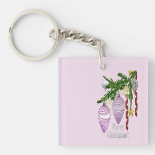 Frohe Weihnachtsschmuck: Schlüsselanhänger