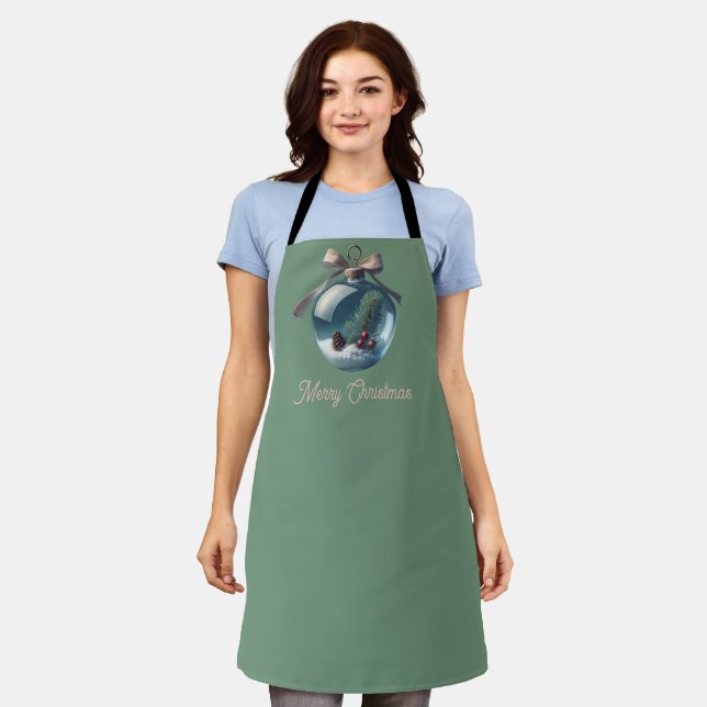 Frohe Weihnachtsschmuck-Schürze - Feiertag Schürze (Getragen)