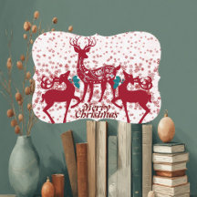 Frohe Weihnachtsschneeflocken Familie Custom