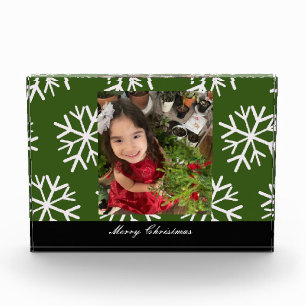 Frohe Weihnachtsschneeflocken Foto Script