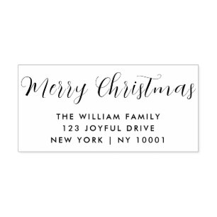 Frohe Weihnachtsschrift Typografie Permastempel