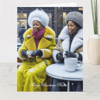 Frohe WeihnachtsSchwester! Karte