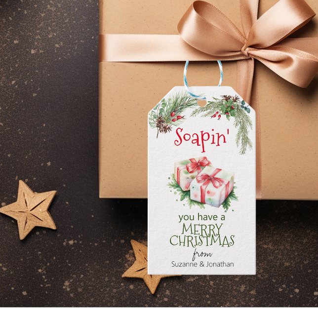 Frohe Weihnachtssoap Handmade Geschenkanhänger (Von Creator hochgeladen)