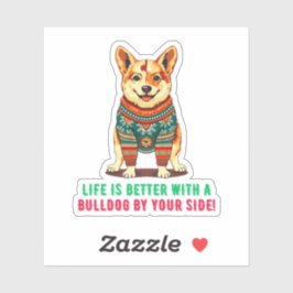 Frohe Weihnachtssperre Aufkleber