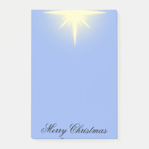 Frohe Weihnachtsstern Post-it Klebezettel