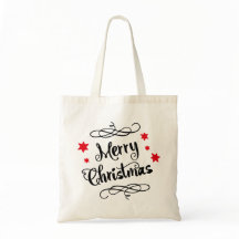 Frohe Weihnachtstypografie Red White