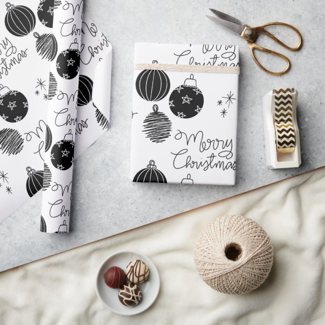 Frohe Weihnachtsverpackung Geschenkpapier (Kunsthandwerk)