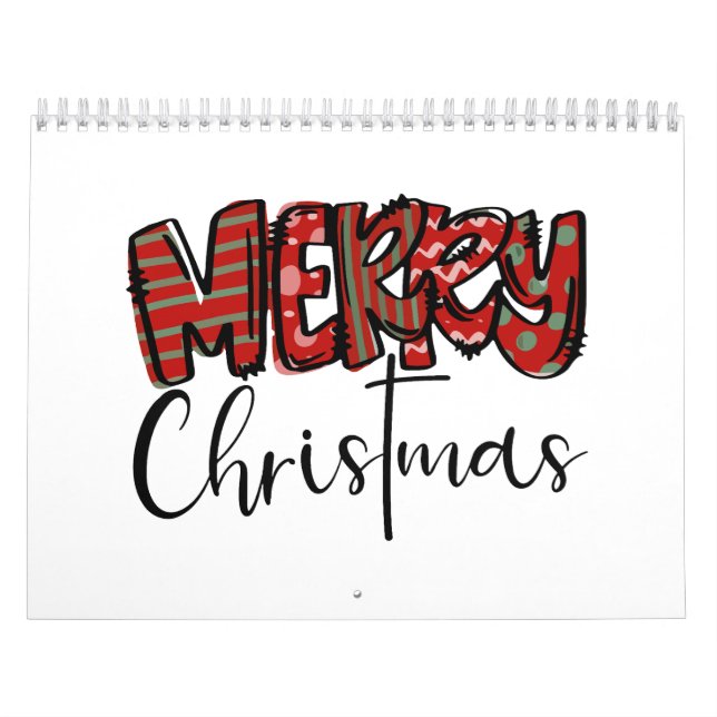 Frohe Weihnachtsvibes Mama christliche Kreuz Fraue Kalender (Titelbild)