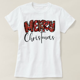 Frohe Weihnachtsvibes Mama christliche Kreuz Fraue T-Shirt