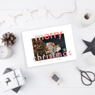 Frohe Weihnachtswasserfarbe Magnetkarte