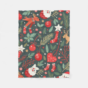 Frohe Weihnachtsweihe Fleecedecke