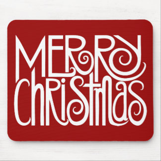 Frohe Weihnachtsweiße Mousepad