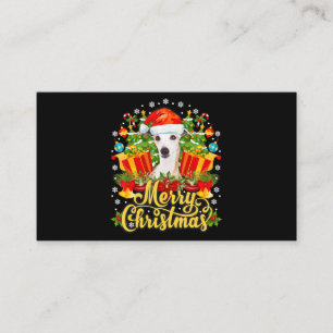 Frohe Weihnachtswhippet Mama Vater Xmas Begleitkarte
