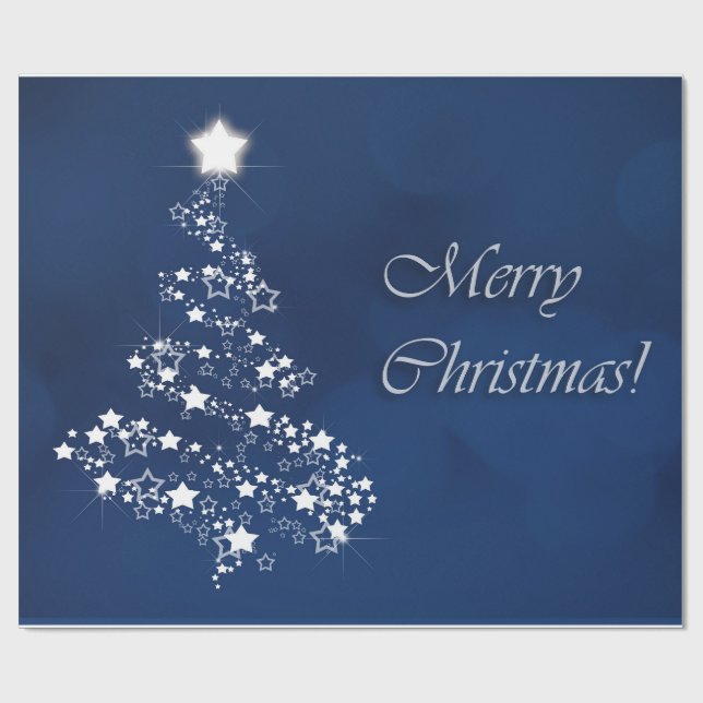 Frohe Weihnachtswrapping Paper Geschenkpapier (Flach)