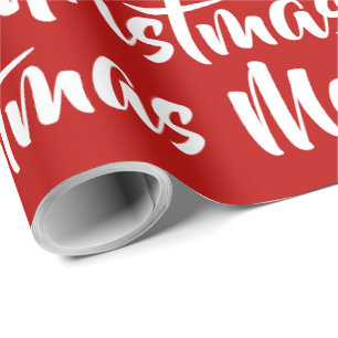 Frohe Weihnachtswrapping Paper Geschenkpapier