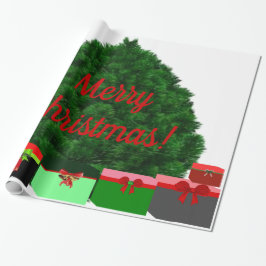 Frohe Weihnachtswrapping Paper Geschenkpapier