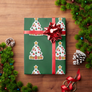 Frohe Weihnachtswrapping Paper Geschenkpapier