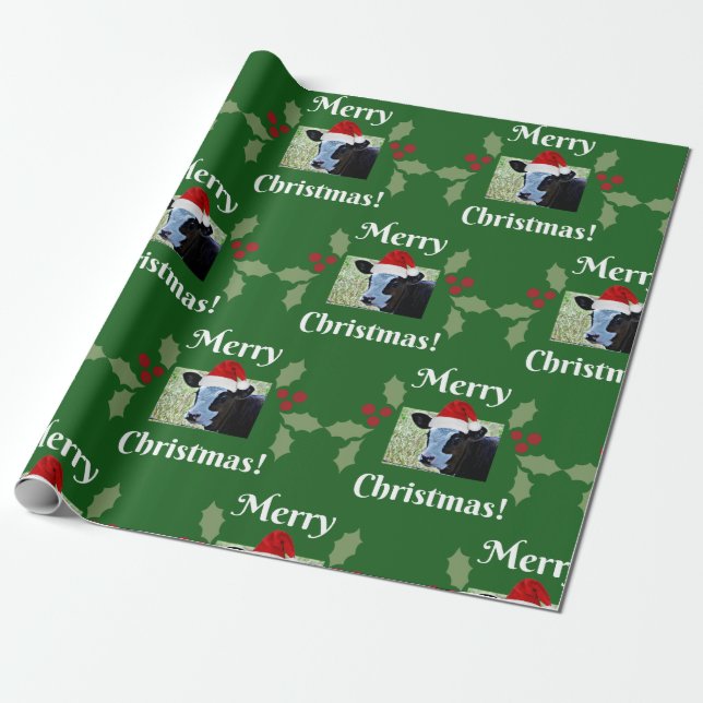 Frohe Weihnachtswrapping Paper Geschenkpapier (Ungerollt)