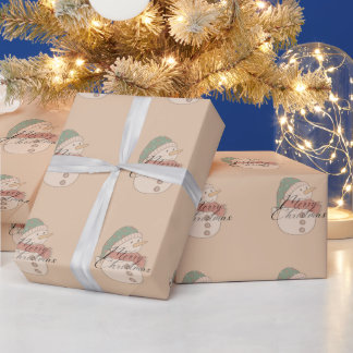 Frohe Weihnachtswrapping Paper Geschenkpapier