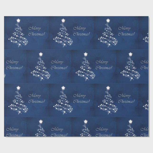 Frohe Weihnachtswrapping Paper Geschenkpapier (Flach)