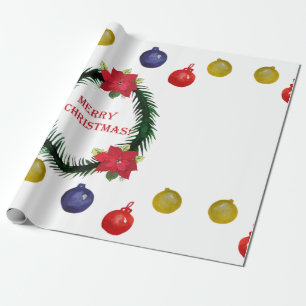 Frohe Weihnachtswrapping Paper Geschenkpapier