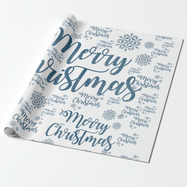 Frohe Weihnachtswrapping Paper Geschenkpapier (Ungerollt)