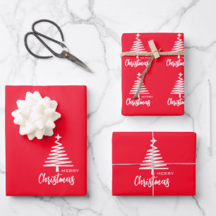 Frohe Weihnachtswrapping Paper Geschenkpapier Set